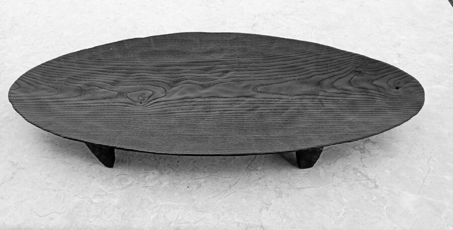 Charred tray