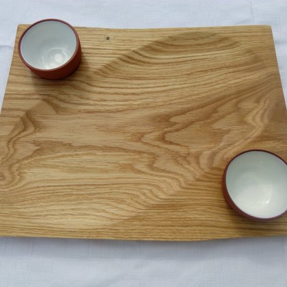 Oak charcutterie tray