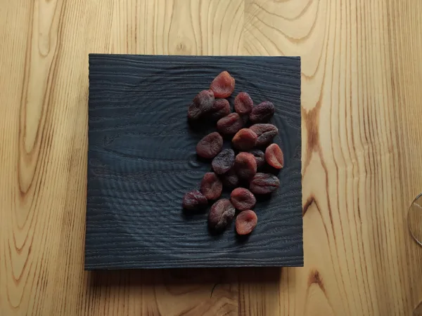 Charred ash serving tray