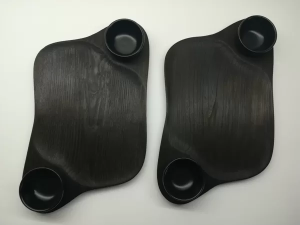 Apdedzinātas paplātes